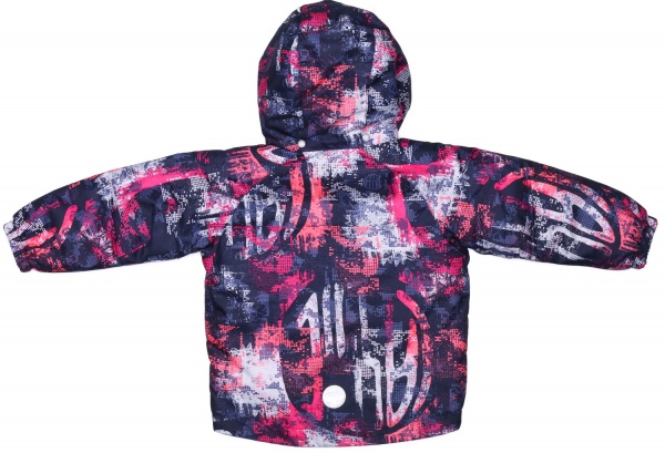 Комплект дитячого одягу для дівчаток Reima 5141 бузковий зріст 98 із принтом 723732.9 