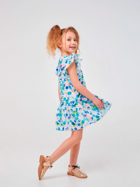 Платье Smil Шарики 120350 р.104 с рисунком 