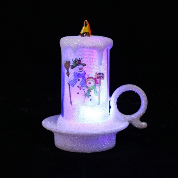 Свічка світлодіодна новорічна на підставці LZ-0811 світлодіодна (LED) 