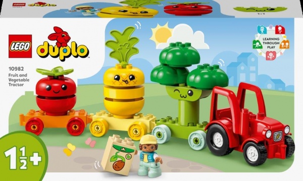 Конструктор LEGO DUPLO Трактор для вирощування фруктів та овочів 10982