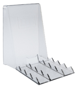 Опора пластикова під товар на полицю прозора на магніті 3 шт. 