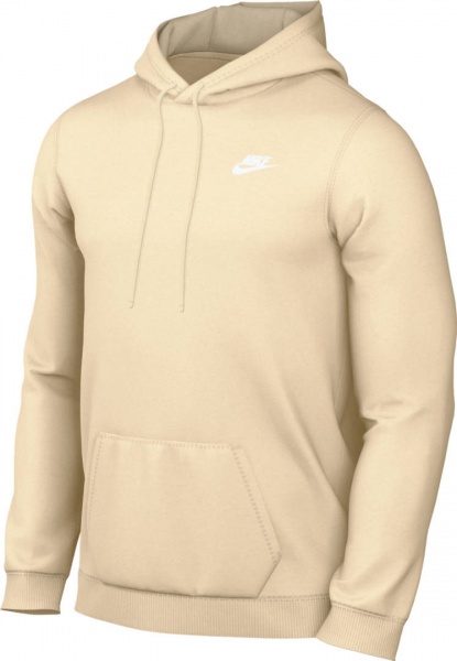 Джемпер Nike M NSW CLUB HOODIE PO FT CZ7857-838 р.M бежевий