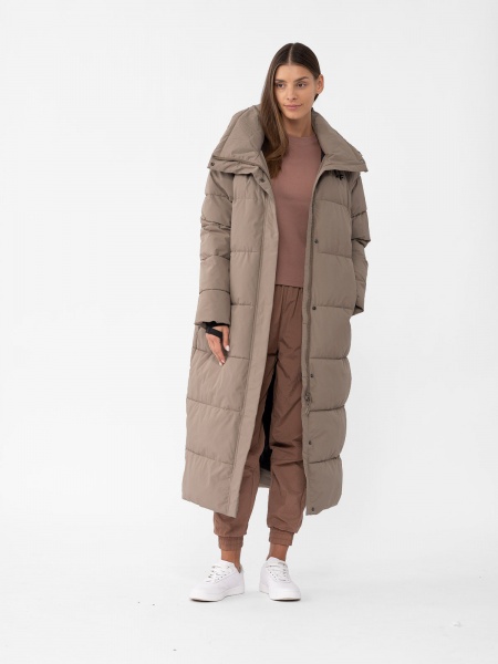 Пальто 4F DOWN JACKET F237 4FAW23TDJAF237-82S р.XL коричневый