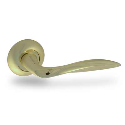 Ручка на розетке Apecs PP-579-Z матовое золото/золото