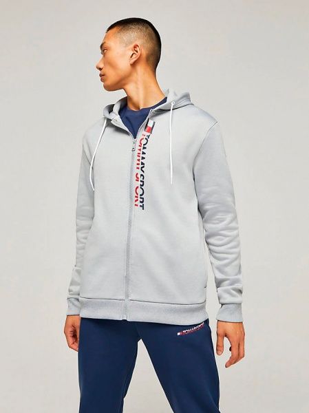 Джемпер Tommy Hilfiger FLEECE ZIP UP HOODY S20S200281001 р. M світло-сірий