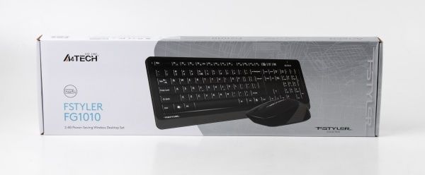 Комплект клавіатура та миша A4Tech FG1010 (Grey) 