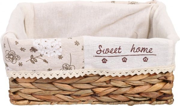 Кошик плетений Tony Bridge Basket з текстилем 32х22х14 см XTA19-61AB-4 