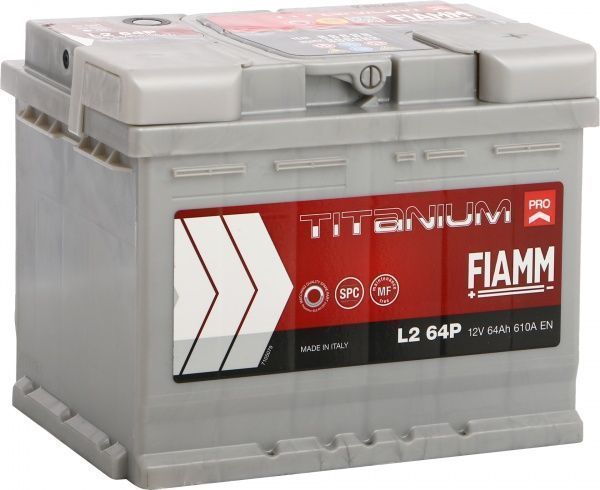 Акумулятор автомобільний FIAMM Titanium Pro L2 64P 64А 12 B «+» праворуч
