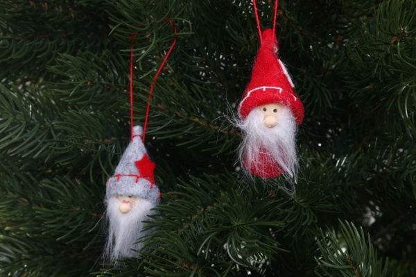 Набор подвесок JUMI Гном Jumi фетр 7,5 см серый A-398313