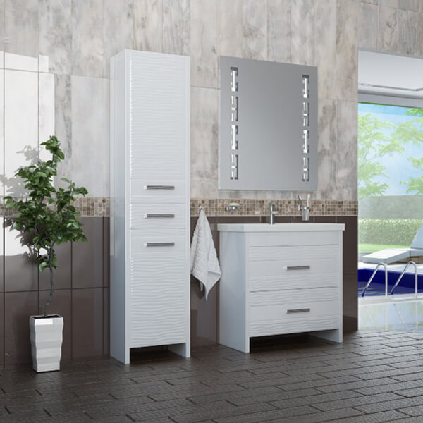 Тумба с умывальником Аква-Родос Лотос 100 Frame 100 см