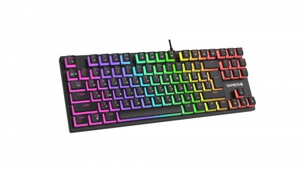 Клавіатура GamePro MK80B Blue Switch RGB (MK80B) black 