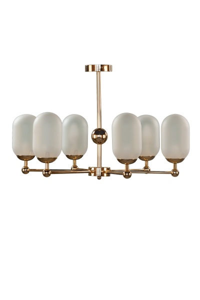 Люстра подвесная Right Selection 6xE14 RS-464-6-LuxGold 