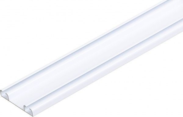 Карниз стельовий Талсистем 801056 подвійний укомплектований 200 см білий 