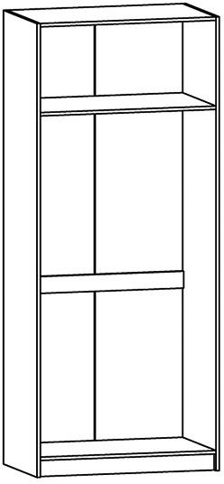 Шафа Mebel Service Фантазія NEW дуб сонома 