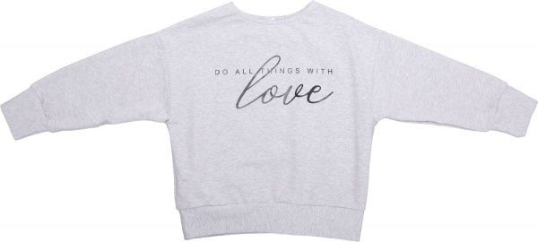 Джемпер Luna Kids р.140 сірий меланж 103549 