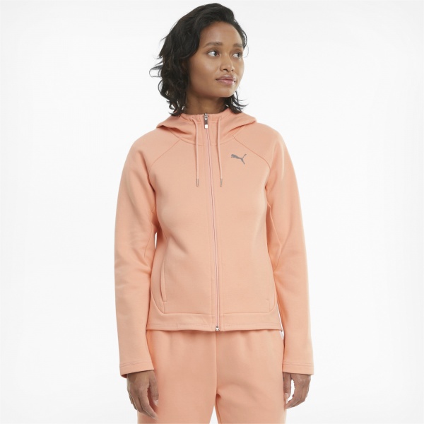 Джемпер Puma Evostripe Full-Zip Hoodie 58594526 р. S помаранчевий