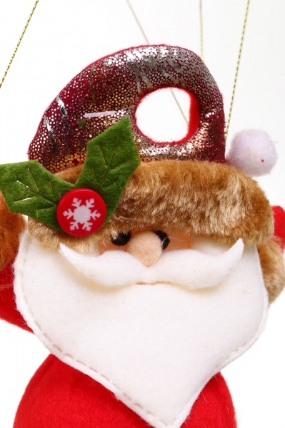 Декоративная подвеска Дед Мороз 22 см разноцветный HFW2001