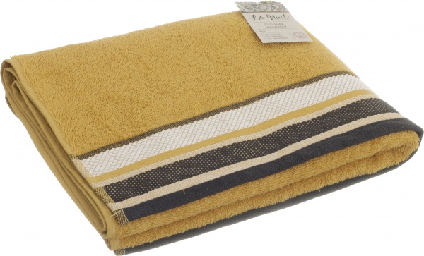 Рушник махровий Aya 70x140 см гірчичний La Nuit 