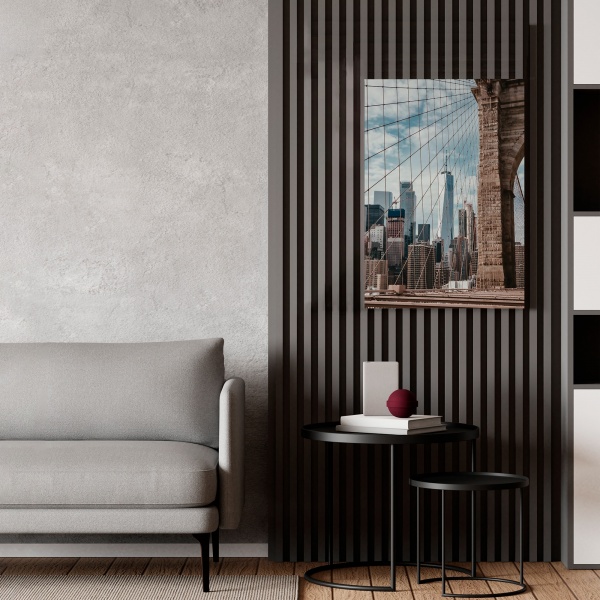 Картина на холсте Бруклинский мост 50x70 см WS Holst 14082219,2 