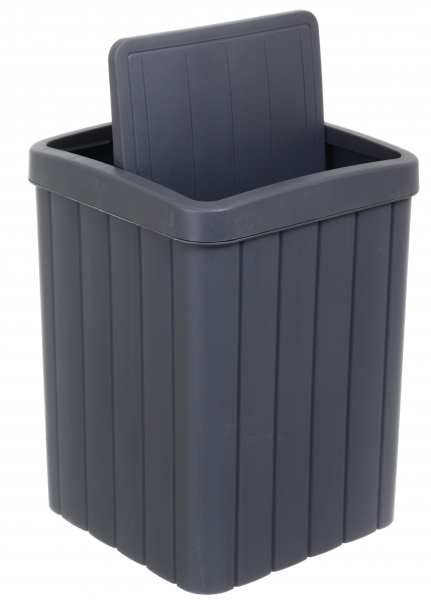 Відро для сміття RIO 205х205х280 мм 10 л графітовий