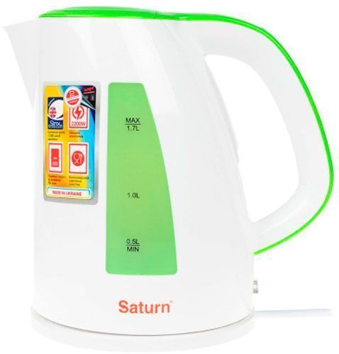 Електрочайник Saturn ST-EK8436 Lt. Green/White 