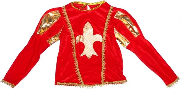 Костюм карнавальний КАРНАВАЛІЯ Принц р.122 червоний із жовтим 85028, 85128 