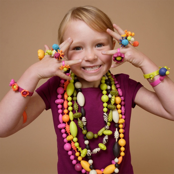 Набір для творчості Battat Виготовлення прикрас Поп-Арт 300 деталей BX1254Z