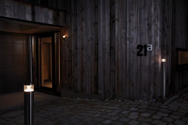 Світильник вуличний настінний Ledvance серії Endura Style 4 Вт IP44 нержавіюча сталь MINI CYL TORCH 4W 