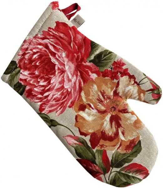Прихватка-рукавиця РОУЗ Квiти великi 18x31 см La Nuit 