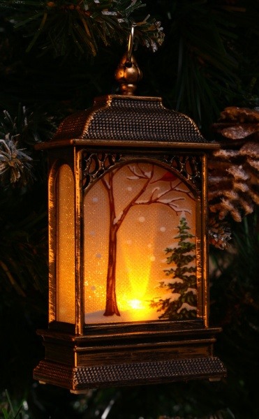 Фігурка з підсвіткою Ліхтар вбудований світлодіод (LED) 13,5 см 