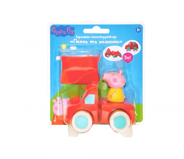 Набір іграшок для ванної Перо Пеппа та машинка 122256