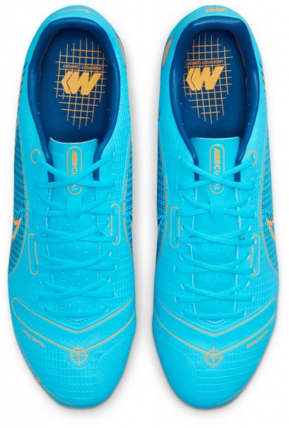 Бутсы Nike VAPOR 14 ACADEMY FG/MG DJ2869-484 р.US 11 разноцветный