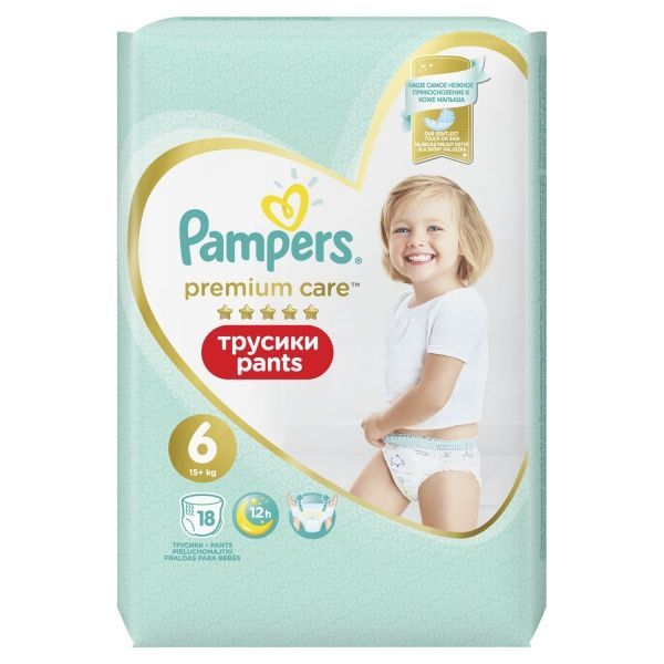 Підгузки-трусики Pampers Premium Care Extra large 15+ кг 18 шт.