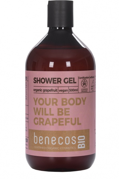 Крем-гель для душу Benecos BIO органічний грейпфрут 500 мл