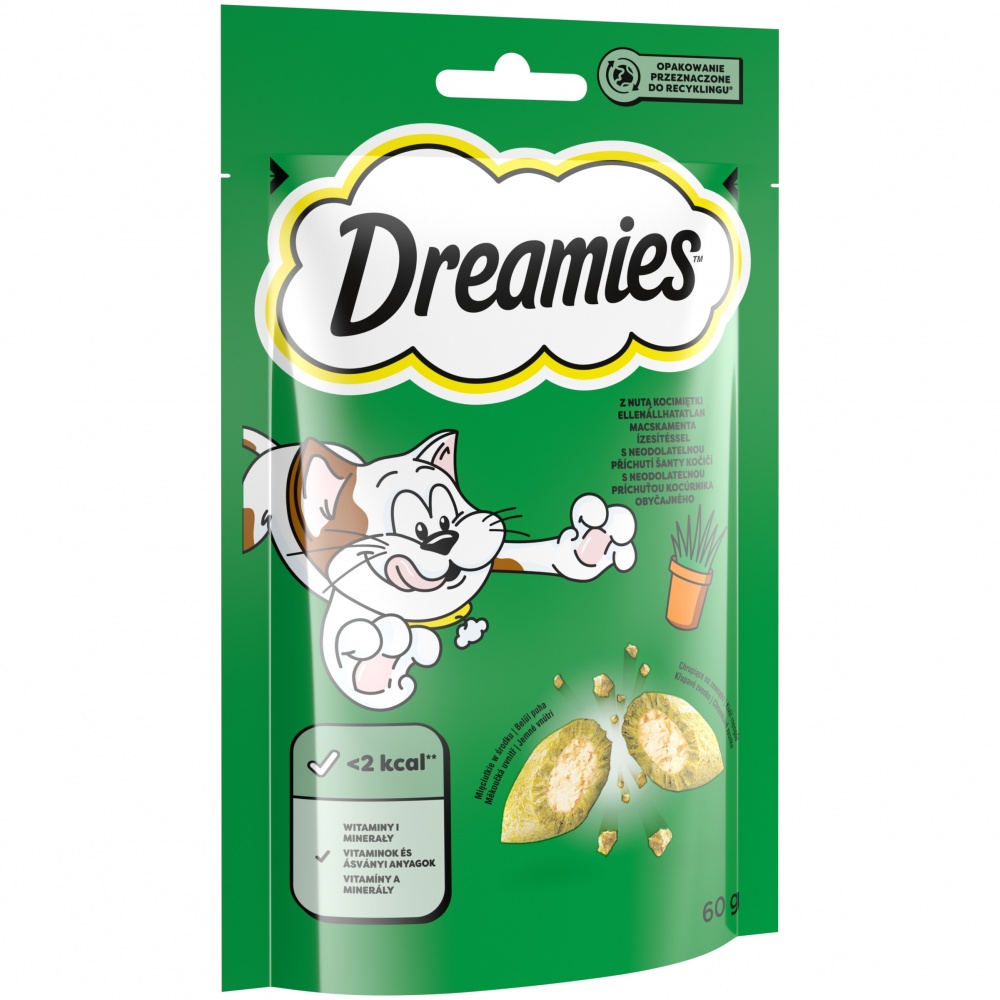 Лакомство Dreamies Кошачья мята 60 г