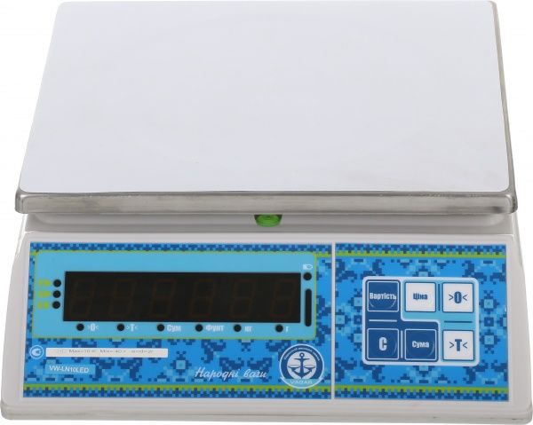 Весы фасовочные VAGAR VW-10 LED 10 кг 