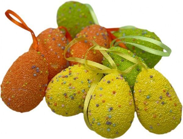 Набор декоративный 9 шт. яйца пасхальные декор