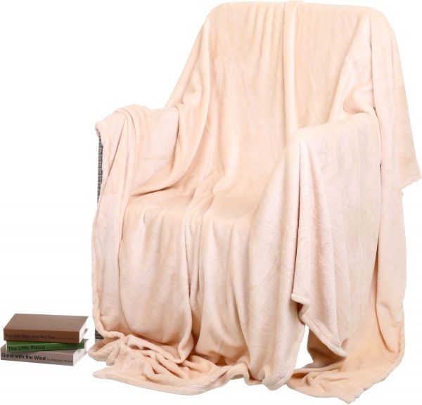 Плед Frannel 200x220 см персиковий La Nuit 