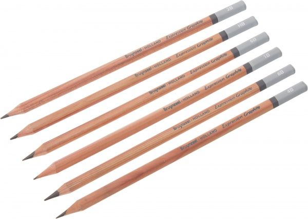 Карандаши графитные EXPRESSION Bruynzeel 6 шт. Sakura