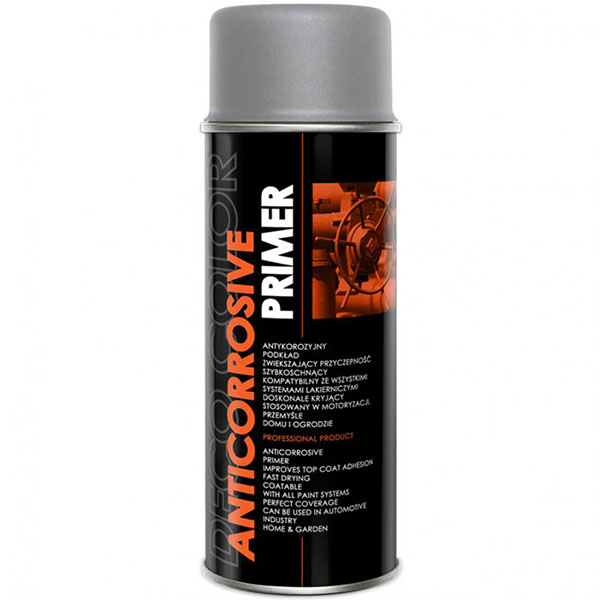 Грунт антикоррозионный серый DecoColor 400мл