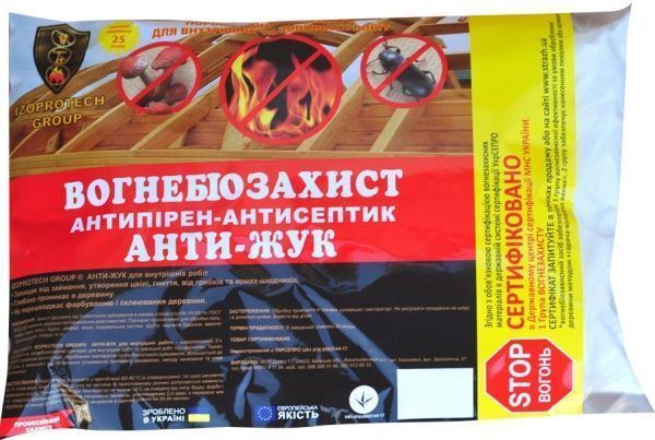 Вогнебіозахист АНТИ-ЖУК 0,75 кг