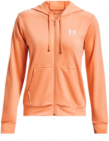 Джемпер Under Armour RIVAL TERRY FZ HOODIE 1369853-868 р. S помаранчевий
