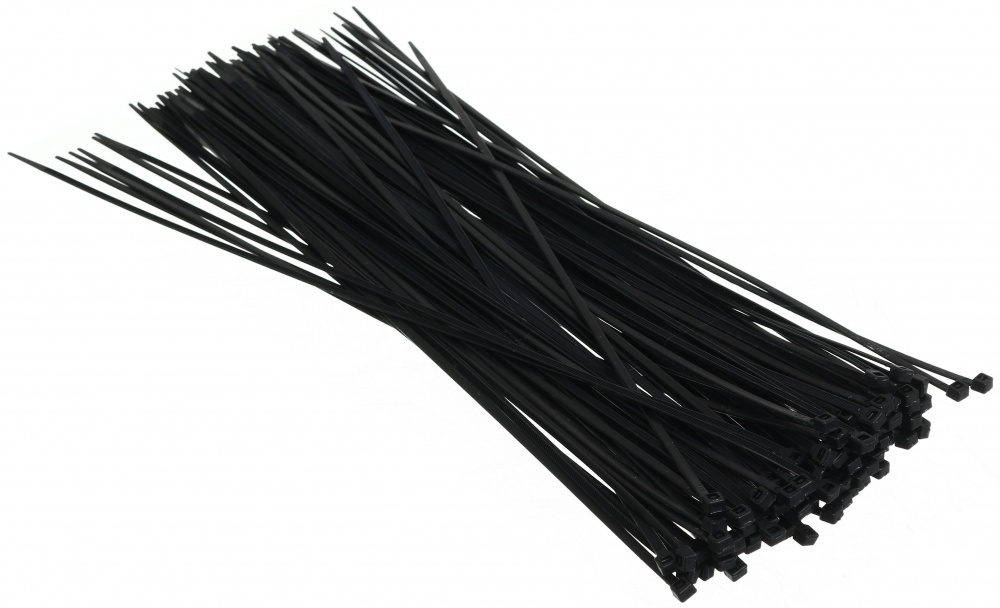 Стяжка для кабелю HausMark 3,5х370 мм 100 шт. чорний