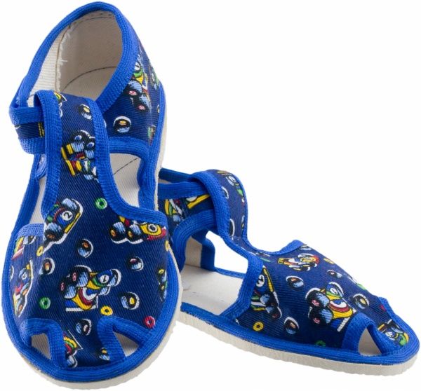 Капці для хлопчиків Экотапок Сандалик новий сині 1085 р.28,5