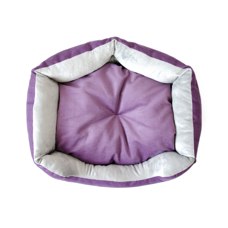 Лежак 10 центів для Джека Кула 65х55х15 см лилово-серый