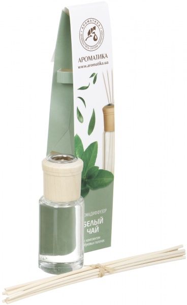 Аромадифузор для дому Ароматика Білий чай 50 мл 
