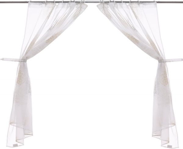 Комплект тюлей Травы тауп 2х140х160см La Nuit