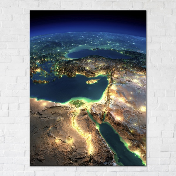Постер Middle East 45x60 см Brushme 