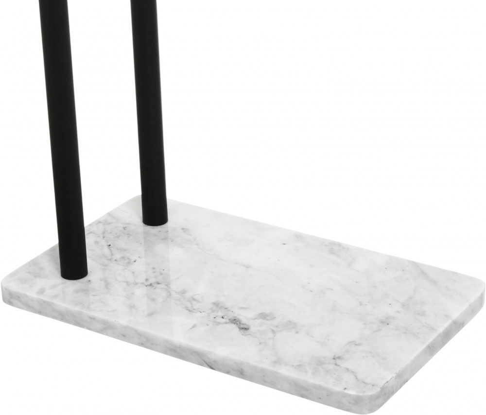 Стійка для рушників Sensio Marble 35х18х75 см білий із чорним
