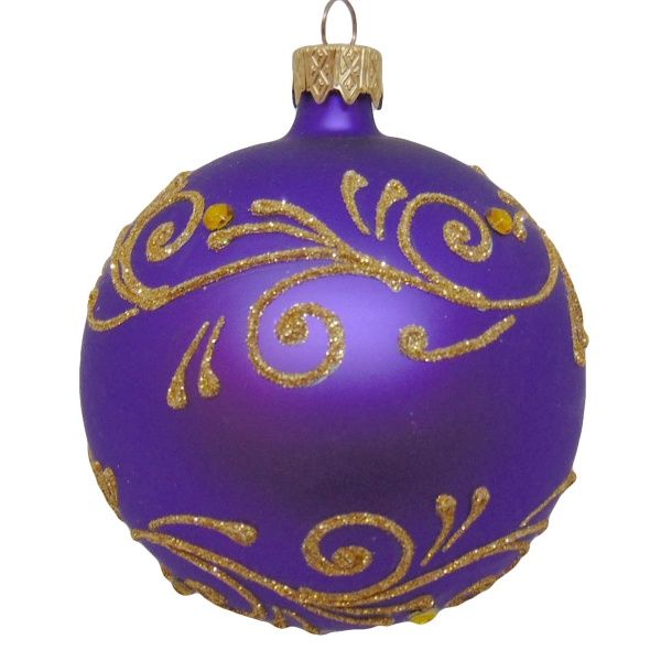 Шар новогодний d80 восточный 9510/5491(11) 